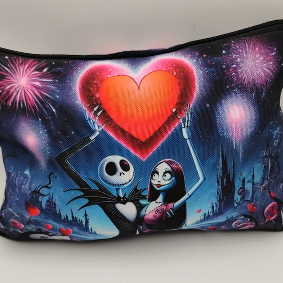 Nightmare Before Christmas Cosmetic Pouch BNWOT (9.8"L×6.7"H) - Picture 2 of 2